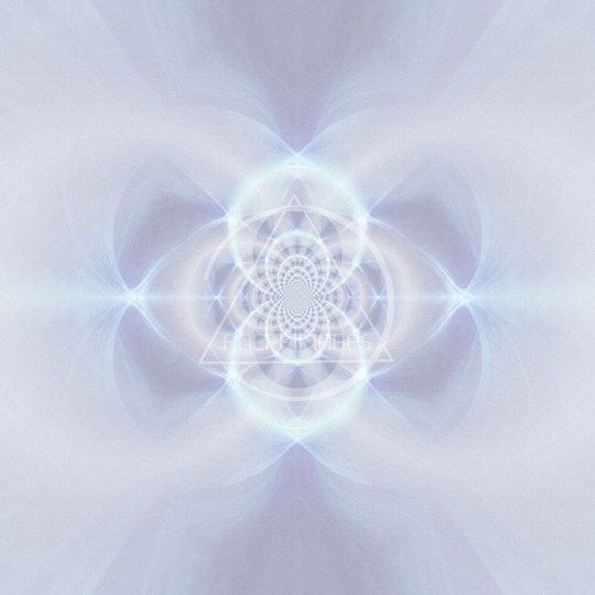 White Fractal. 3D Rendering